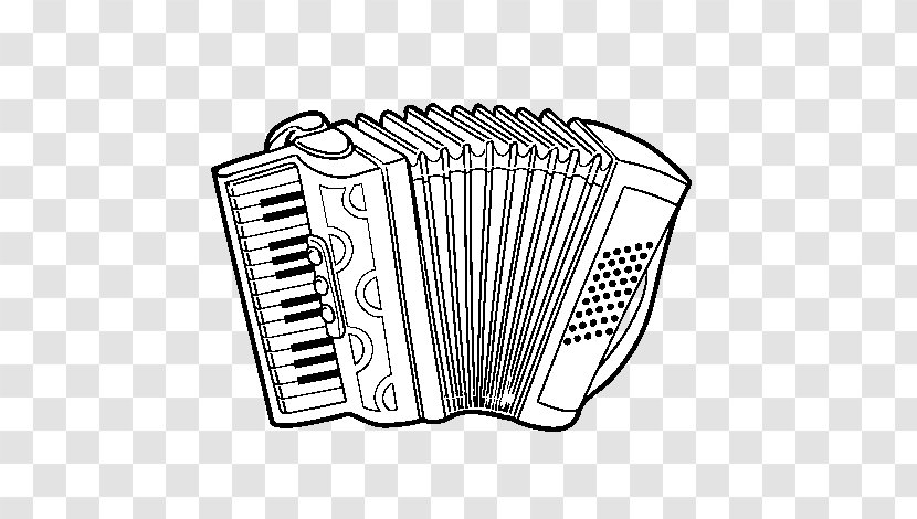 Accordion Musical Instruments Royalty-free Drawing - Heart - Instrumentos Musicales Transparent PNG