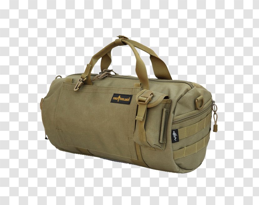 Handbag Duffel Bag Military Travel - Holdall - Diagonal Transparent PNG