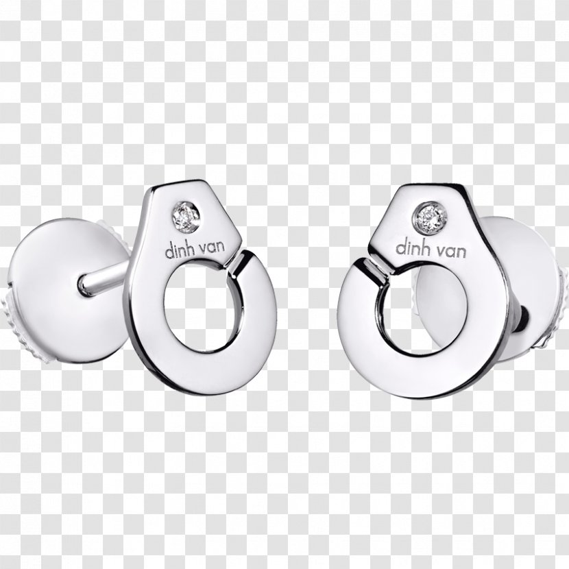 Earring Jewellery Bijou Diamond - Silver Transparent PNG