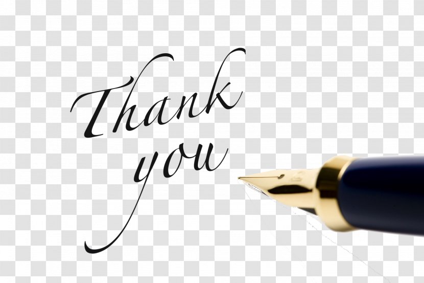 Letter Of Thanks Word Writing Donation - Thankyou Transparent PNG
