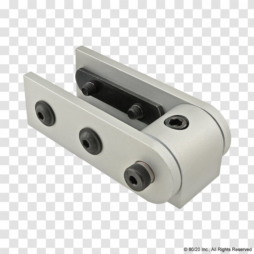 80/20 T-slot Nut Extrusion Aluminium Tool - Pivot Joint - Living Hinge Transparent PNG