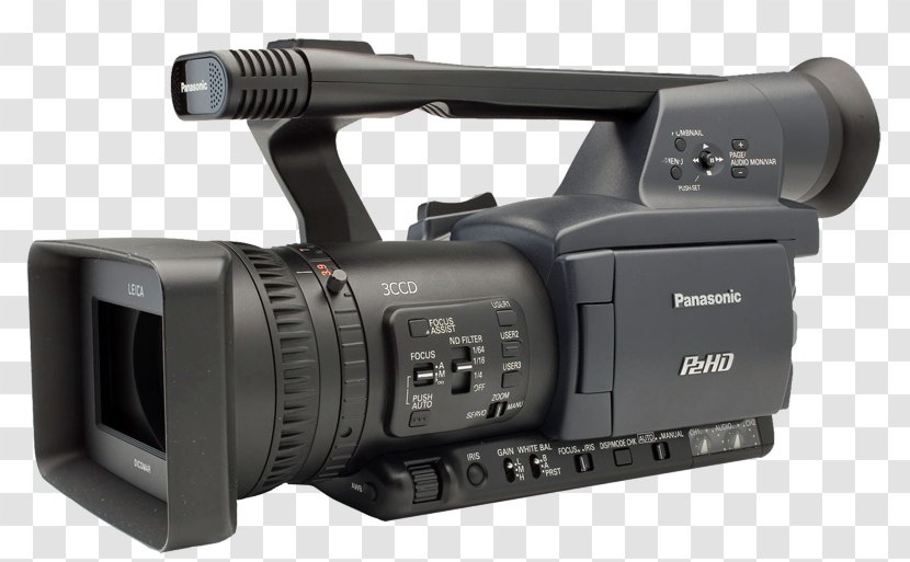 Panasonic P2 Camcorder High-definition Video Camera - Digital - Recorder Transparent Image Transparent PNG