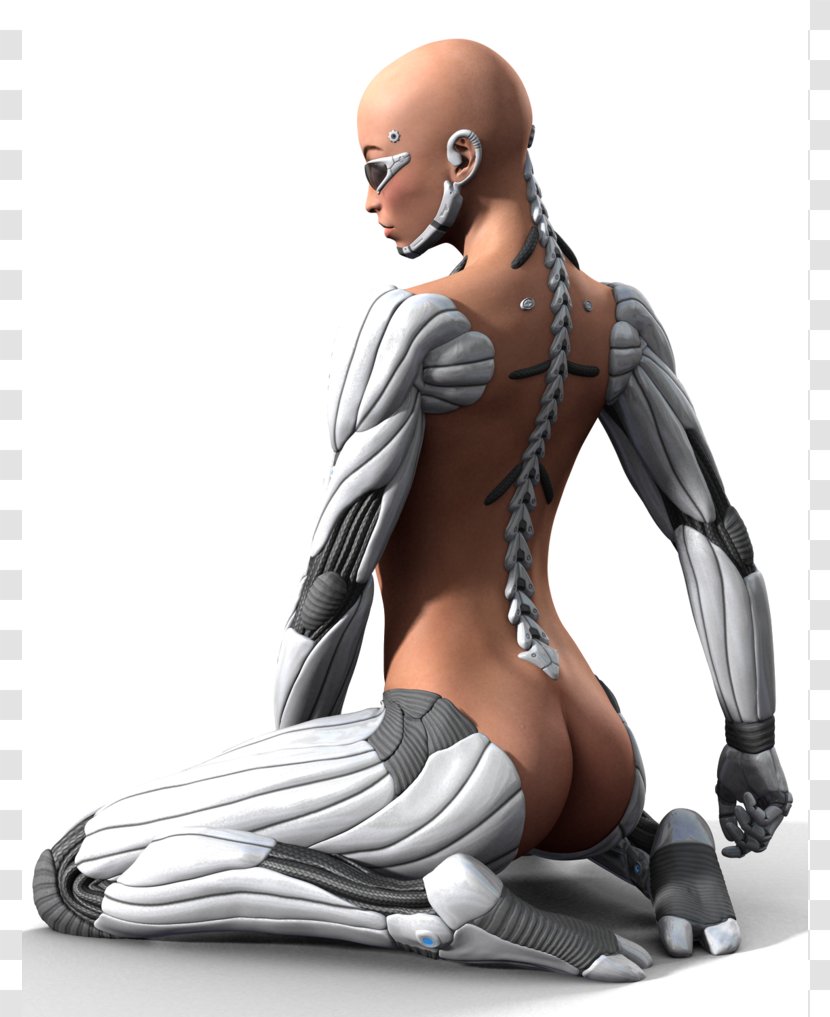 Deus Ex: Human Revolution More Than Cybernetics Cyborg - Kneeling Transparent PNG
