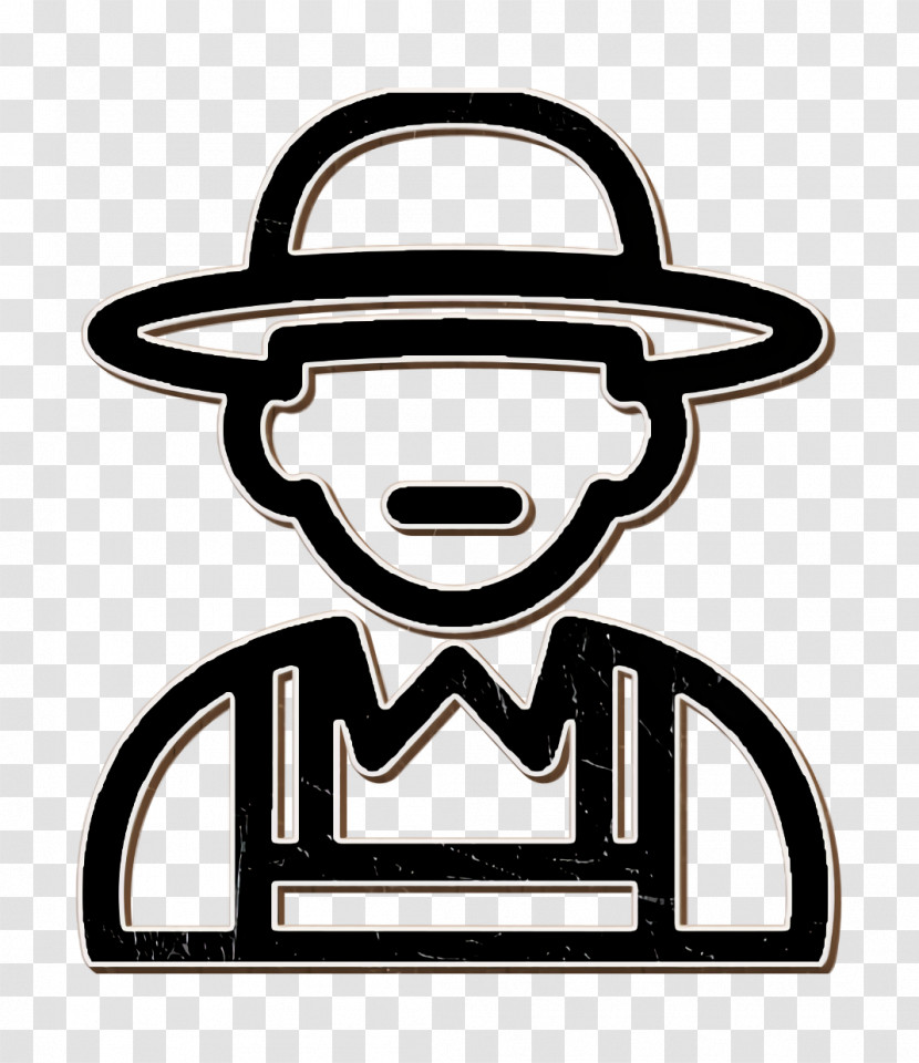 Farmer Icon Profession Icon Job Icon Transparent PNG