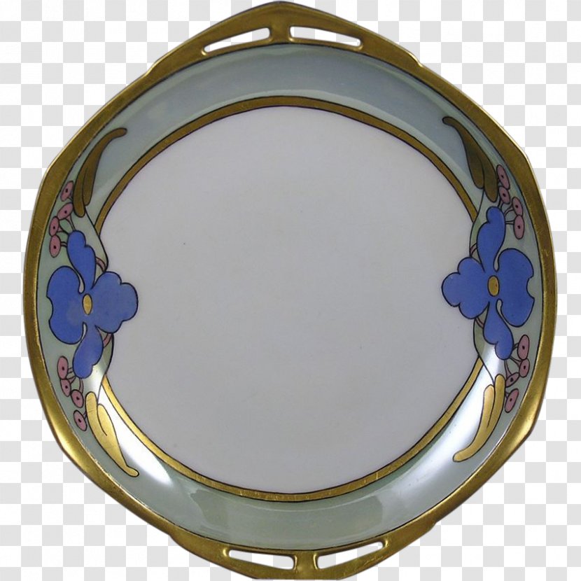Plate Platter Porcelain Cobalt Blue Tableware - Dinnerware Set Transparent PNG