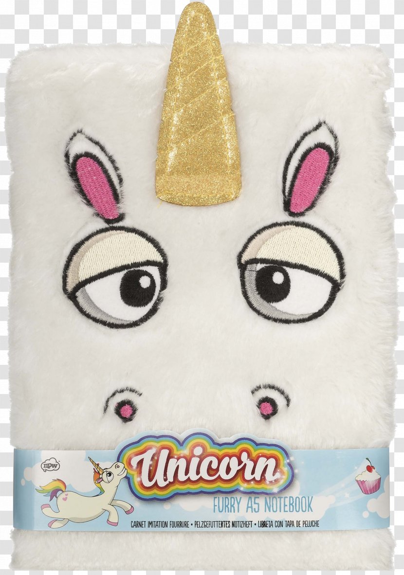 Notebook Paper Unicorn Pencil Stationery - Book Cover Transparent PNG