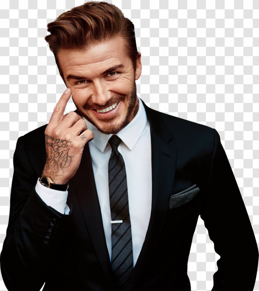 David Beckham MLS Male Football Player Fashion - White Collar Worker - Sleeve Transparent PNG