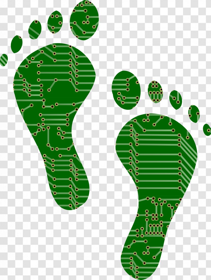 Footprint Clip Art - Foot - Circuit Board Transparent PNG
