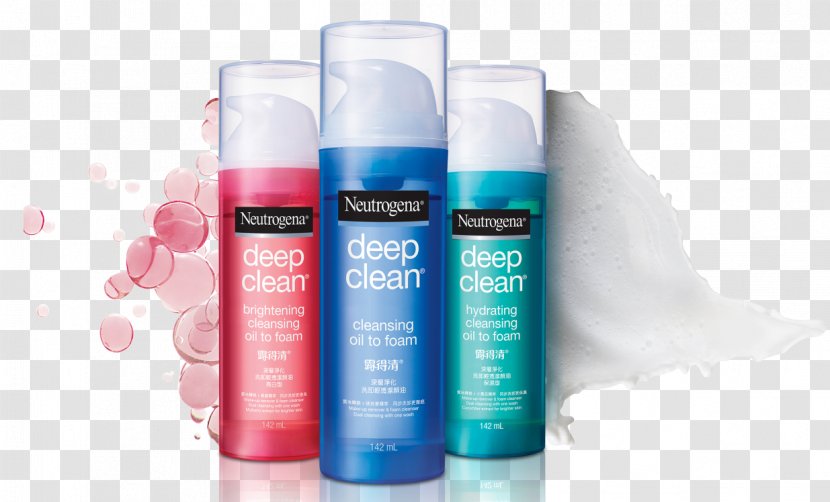 Lotion Cleanser Neutrogena Cosmetics Skin Care - Health Beauty - Foam Transparent PNG