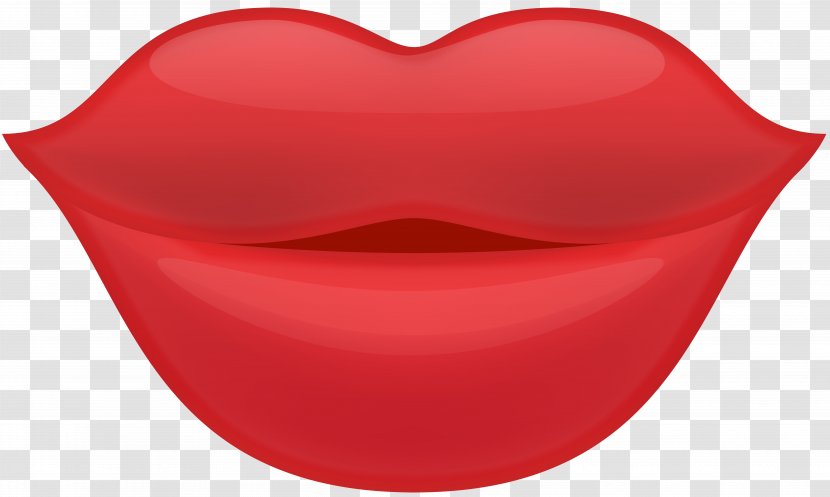 Product Design Lip Heart - Bright Red Lips Transparent PNG