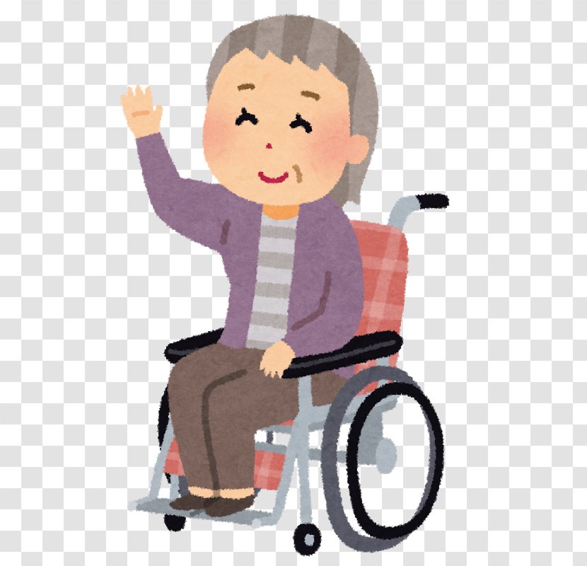 Wheelchair Caregiver Assistive Technology Walking Stick Old Age - Toddler Transparent PNG