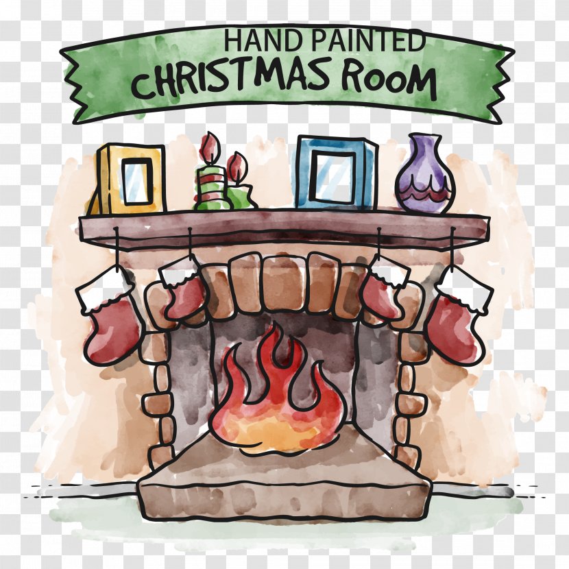 Room Christmas - Recreation - Stove Transparent PNG