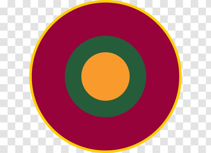 Sri Lanka Air Force Roundel Military Aircraft Insignia - Branch Transparent PNG