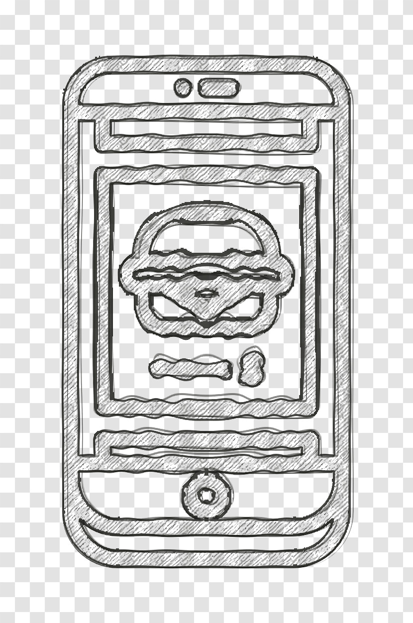 Fast Food Icon Phone Icon Burger Icon Transparent PNG