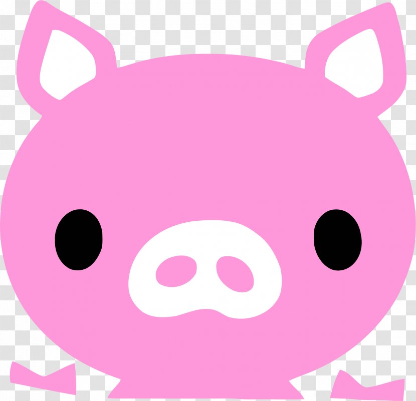 Piglet Domestic Pig Cat Clip Art - Like Mammal Transparent PNG