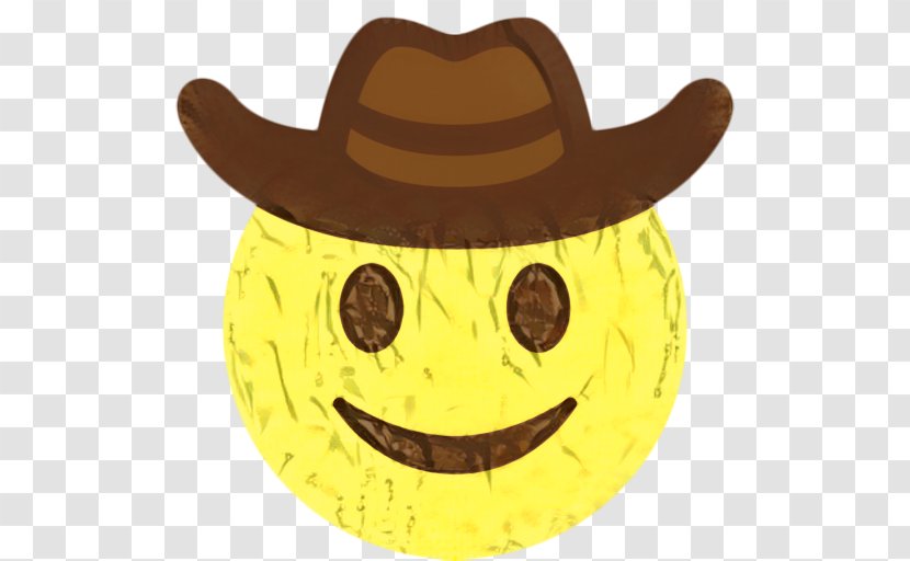 Cowboy Emoji - Hat - Costume Fedora Transparent PNG