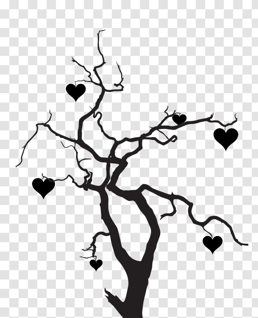 Desktop Wallpaper Mobile Phones Clip Art - Black - Love Tree Transparent PNG