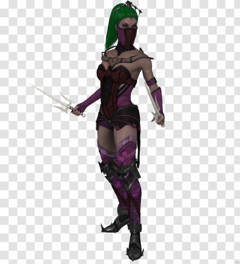 Mileena Mortal Kombat X Scorpion D’Vorah Art - Purple Transparent PNG