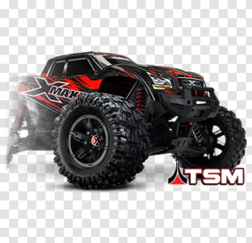 Traxxas X-Maxx Radio-controlled Car Four-wheel Drive Brushless DC Electric Motor - Tire Transparent PNG