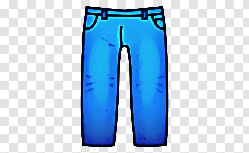 Jeans Background - Sweatpant - Active Shorts Transparent PNG