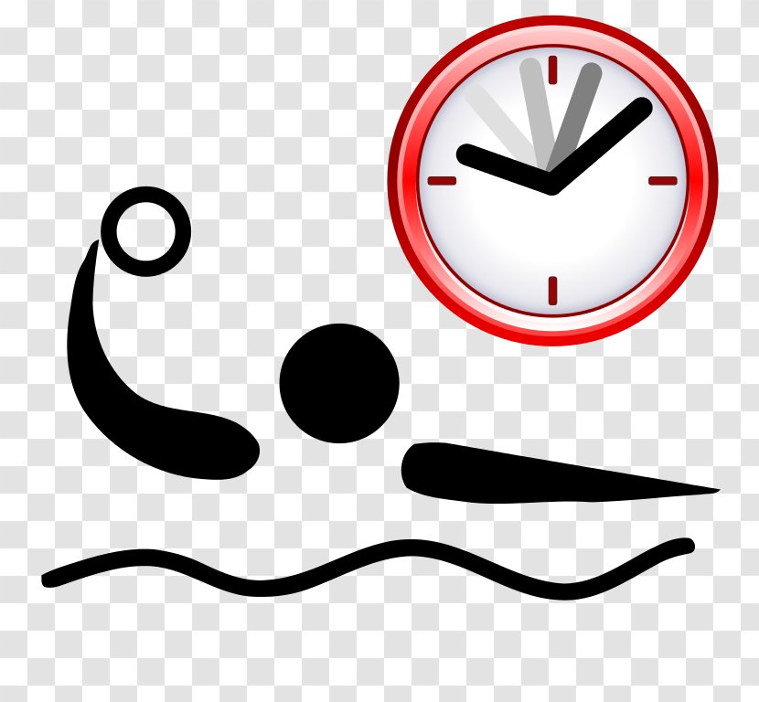 Alarm Clocks Clip Art - Clock Face - Water Polo Transparent PNG