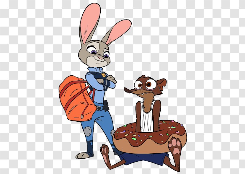 Duke Weaselton Lt. Judy Hopps Yax Nick Wilde Clip Art - Zootopia - Domestic Rabbit Transparent PNG