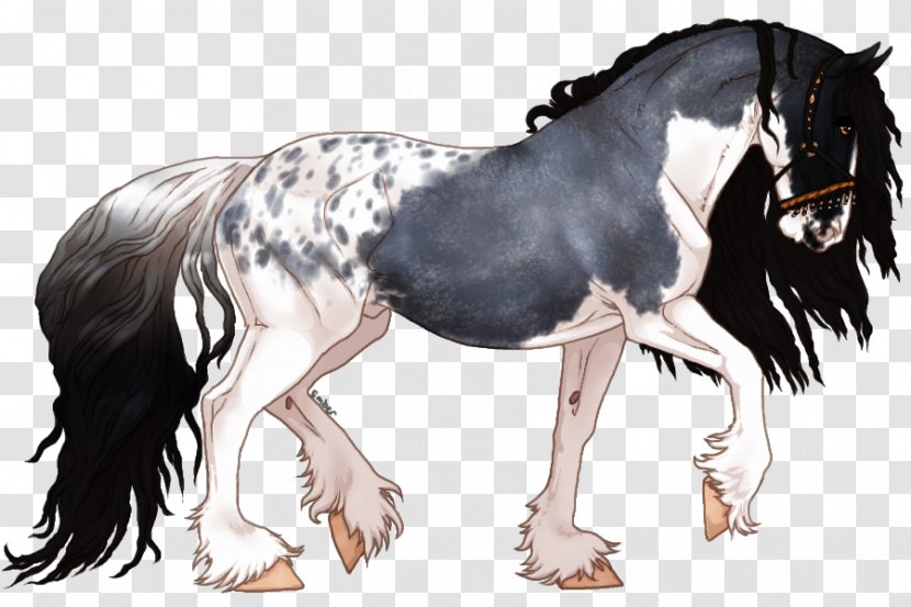 Friesian Horse Mane Pony Mustang Stallion Transparent PNG