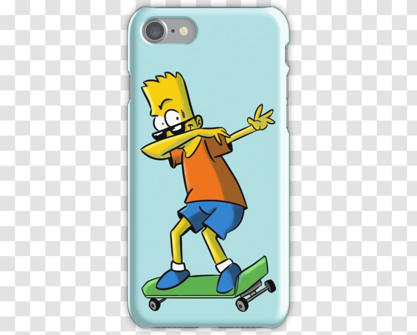 Apple IPhone 7 Plus X 6s BTS 8 - Iphone - Bart Simpson With Supreme Transparent PNG