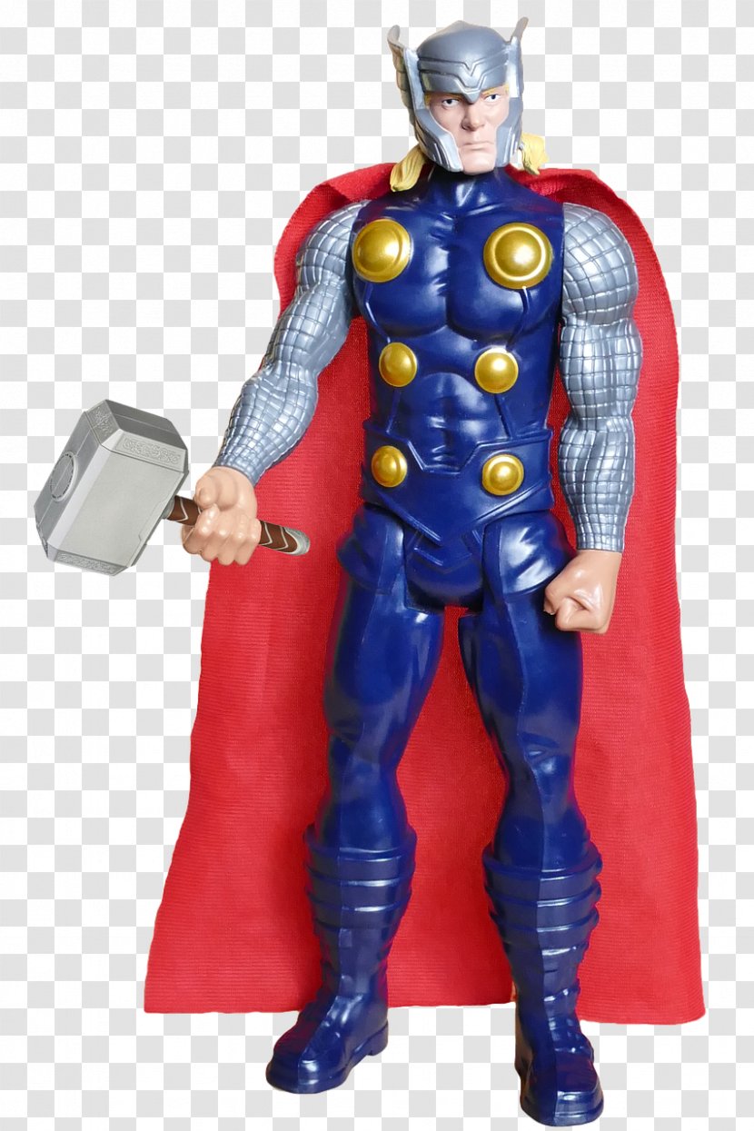 Thor Superhero Photography Illustration - Public Domain - Take A Hammer Physical Map Super Soldier Toy Transparent PNG