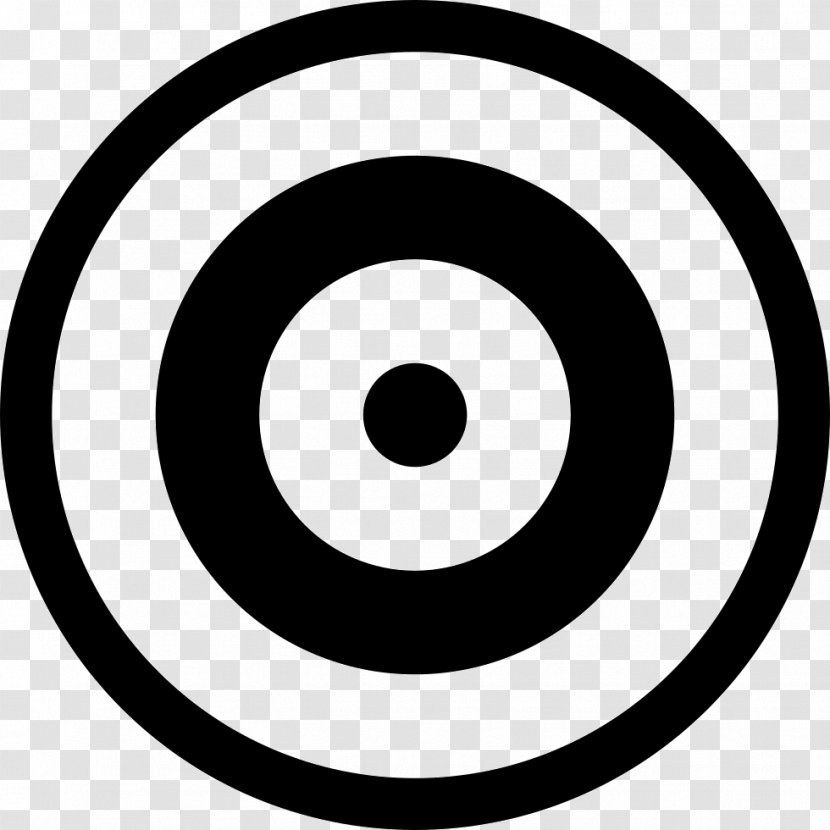 Black & White - Logo - M Clip Art Eye PointTarget Transparent PNG