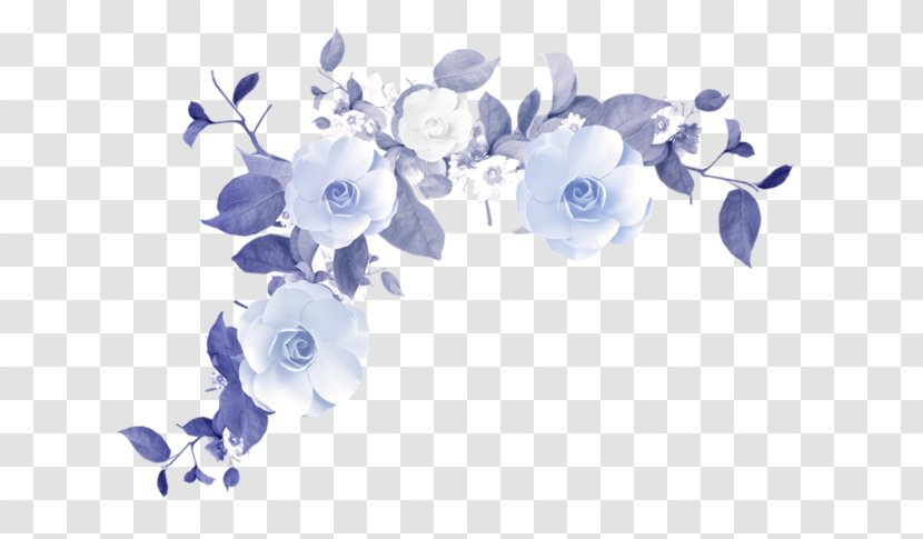 Blue Flower Clip Art - Rose Family - Purple Illustration Wind Transparent PNG