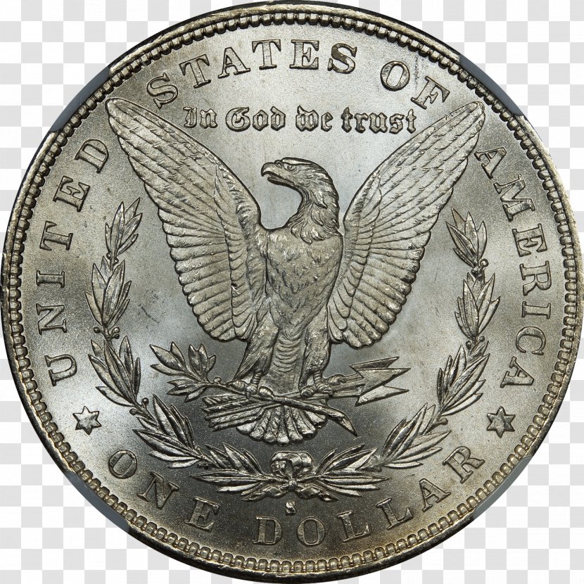 Morgan Dollar Coin United States Obverse And Reverse - Image Transparent PNG