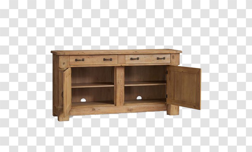 Sideboard Cabinetry Reclaimed Lumber Drawer Furniture - Hand Drawn Cartoon TV Cabinet Transparent PNG