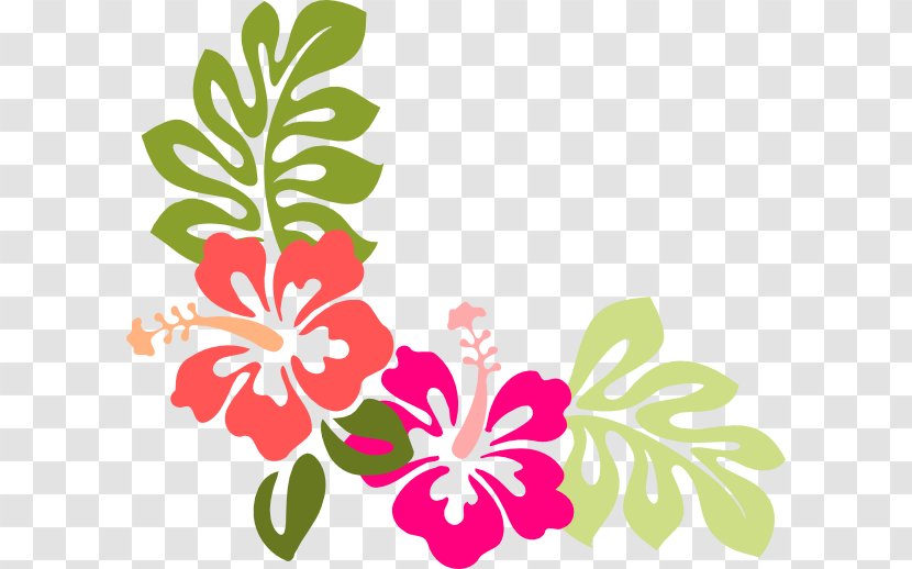 Hawaiian Hibiscus Flower Clip Art - Hawaii Transparent PNG