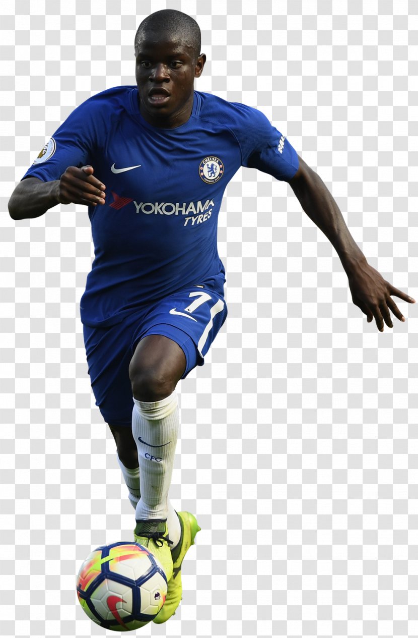 N'Golo Kanté Chelsea F.C. Premier League Football Player - Uniform Transparent PNG
