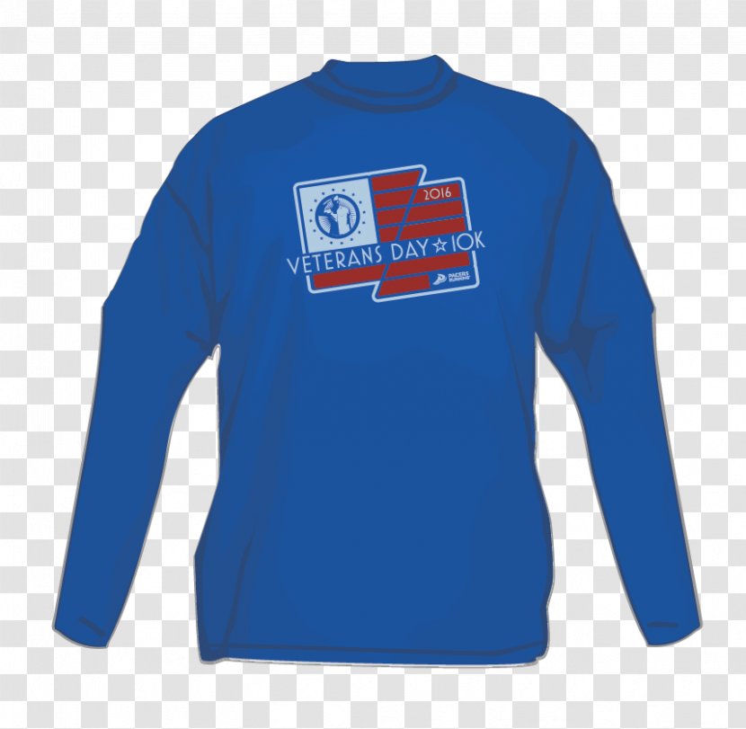 Long-sleeved T-shirt Bluza Logo - Cobalt Blue Transparent PNG