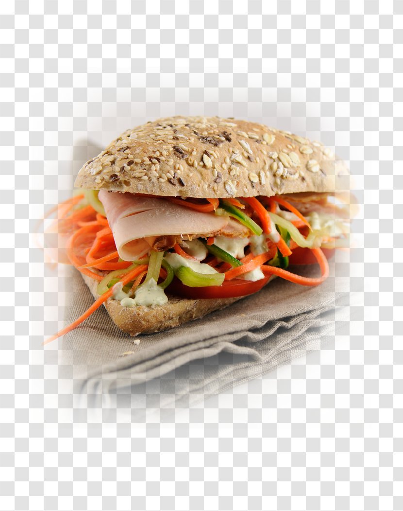 Bánh Mì Pan Bagnat Vegetarian Cuisine Hamburger Veggie Burger - Breakfast Sandwich Transparent PNG