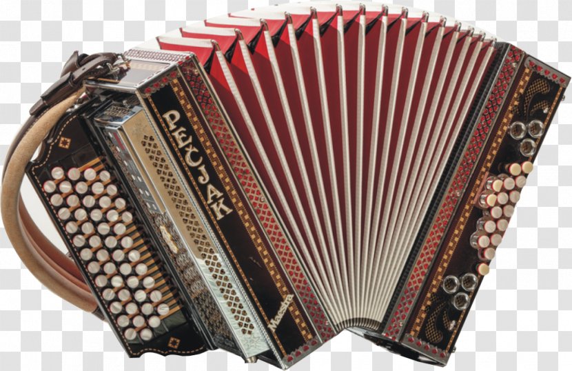 Trikiti Diatonic Button Accordion Garmon Free Reed Aerophone - Heart Transparent PNG