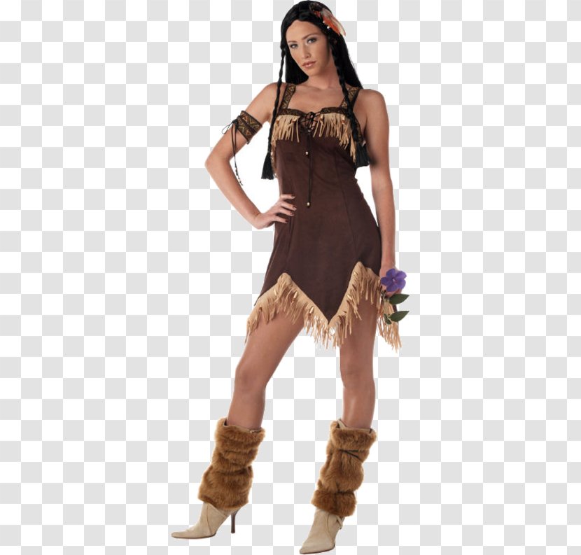 Pocahontas Costume Indian Princess Adult Native Americans In The United States - Joint - Dress Transparent PNG