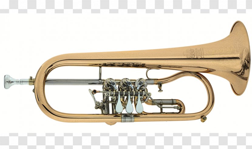 Cornet Flugelhorn Saxhorn Mellophone Trumpet - Silhouette Transparent PNG