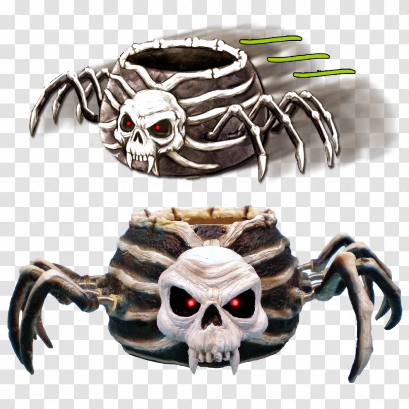 Crab Product Skull - Candy Dish Transparent PNG