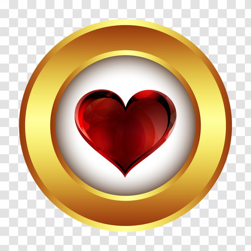 Photography Internet Radio FM Broadcasting - Gold Heart Transparent PNG