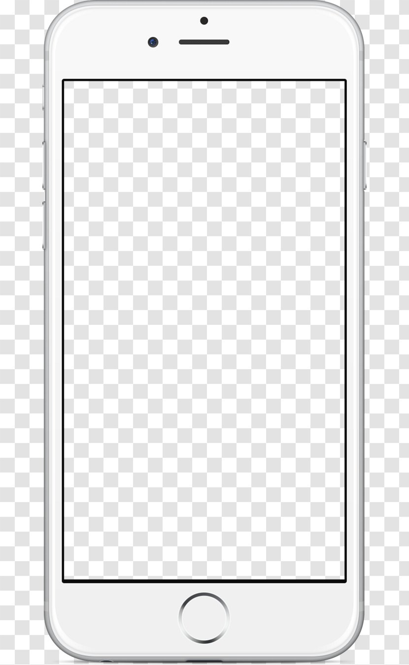 Smartphone IPhone 6S Apple - Communication Device - White Phone Case Transparent PNG