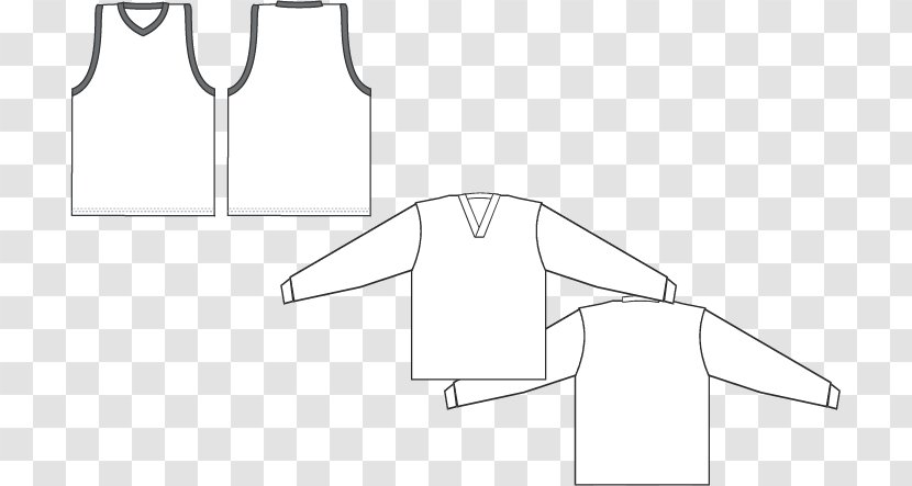 Sketch Shoe Collar Dress Clothing - Tree - Mockup Jersey Transparent PNG