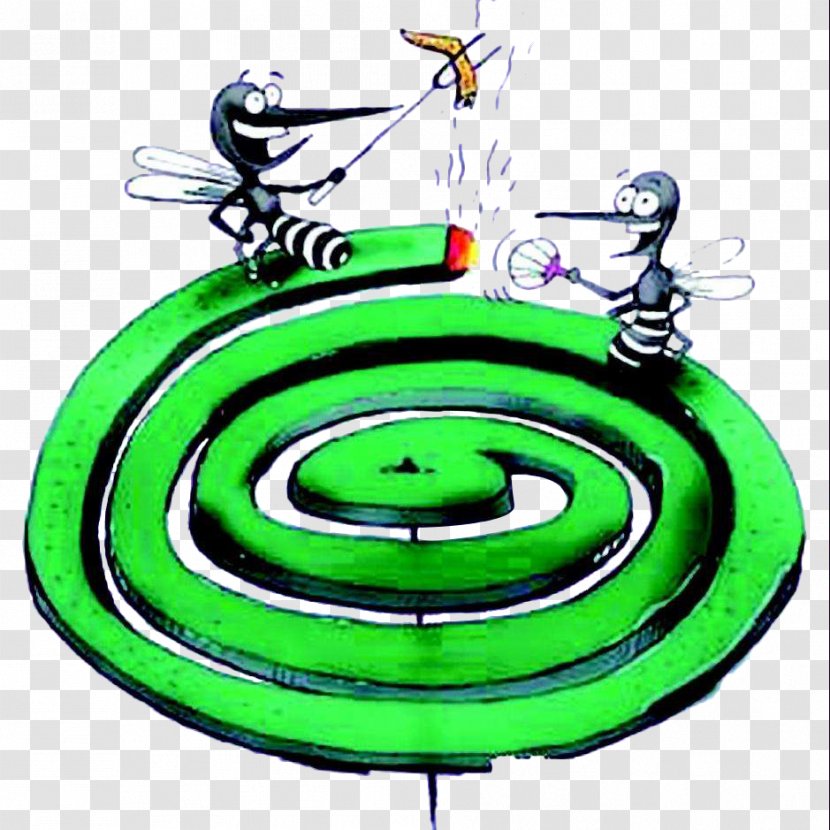 Mosquito Coil Insecticide Insect Repellent - Gratis - Cartoon Mosquitoes With Coils Transparent PNG