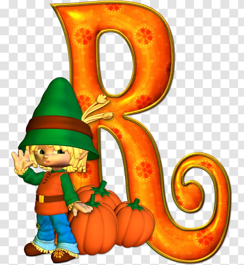 Pumpkin Lettering Alphabet Halloween - Monogram Transparent PNG