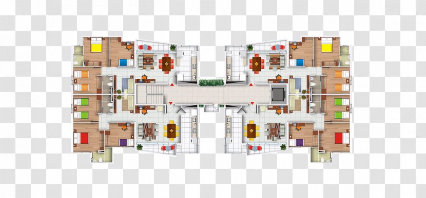 Altos De La Pradera Floor Plan Apartment - Domus Transparent PNG