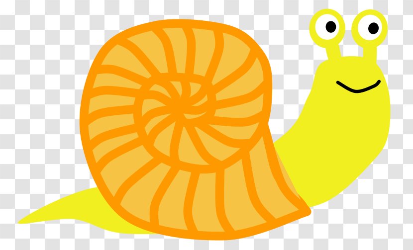 Snail Clip Art - Yellow - Snails Cliparts Transparent PNG