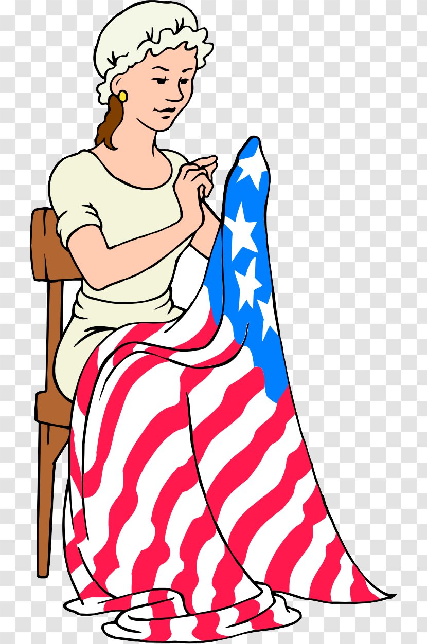 United States Betsy Ross Flag Clip Art - Watercolor Transparent PNG