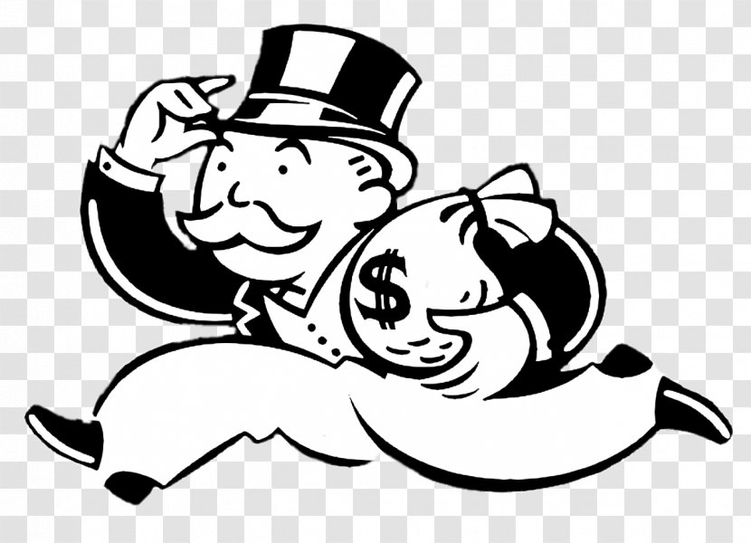 Rich Uncle Pennybags Monopoly Parker Brothers Monocle Character - Flower - Frame Transparent PNG